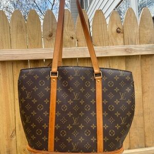Authentic Vintage Louis Vuitton Monogram Tote Bag and Wallet